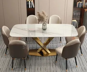 6 Seater Marble Dinning