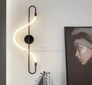 Minimalist Sleek Rope-Like Wall Lamp