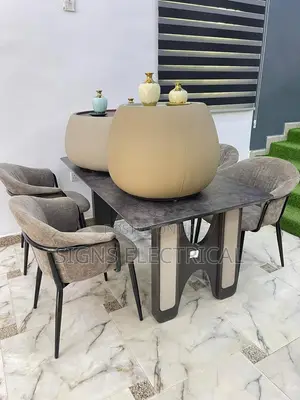 Italian Light Luxury Marble Rectangular Dining Table