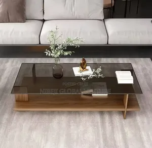 Transparent Glass Nordic Coffee Table
