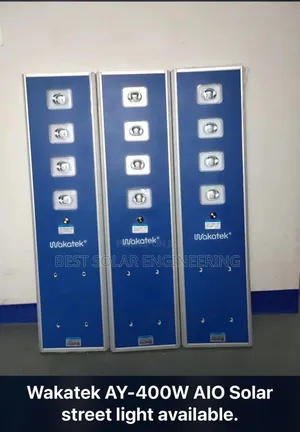 400w Wakatek Solar Street Light (Ay-400w Model)