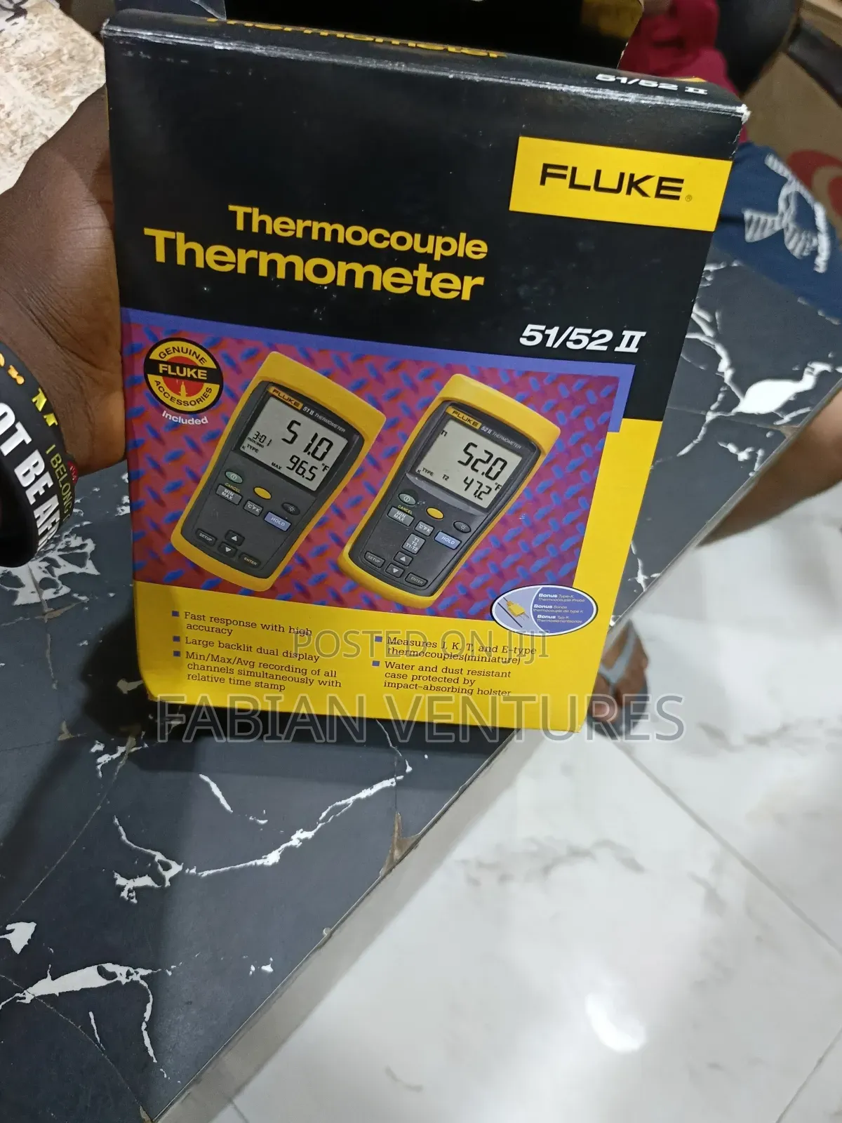 51/52 Li Thermocouple Thermometer Fluke
