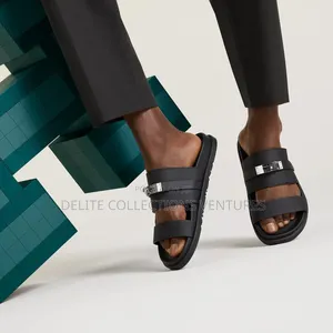 Original Hermes Jackson Sandal. 
Color: Noir / Naturel H.