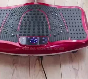 Ultrathin Vibration Platform/Massager With Two Resistance Band.