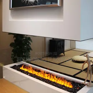 Fireplace Recessed Realistic Atomized Flame