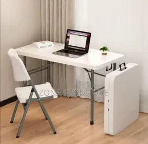 Set of Foldable Plastic Table and Chairs