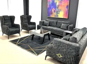 Set of Quality Grey Colour Set of Sofas