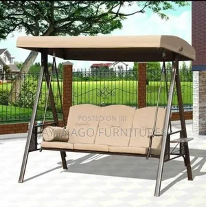 Three Seater Outdoor Swinging Fabric Chair