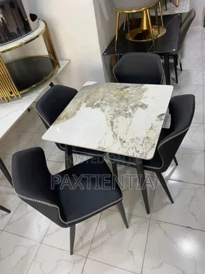 Marble Coffee Table With Four Seats