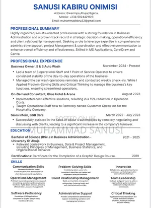 Project/Operations Manager