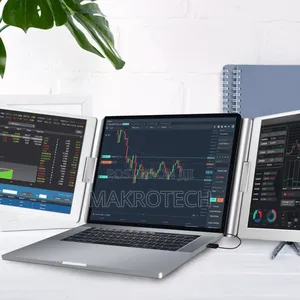 Powerology Dual Screen Portable Monitor 12" To 15.6" Device
