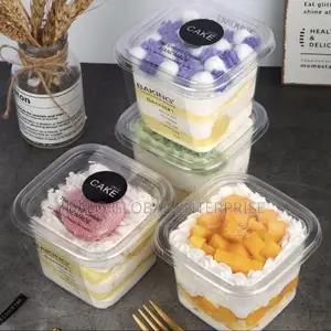 14oz Square Dessert Cup - 420ml (50pcs)
