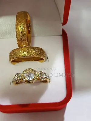 Original Titanium Non Tarnish Engagement/ Wedding Rings