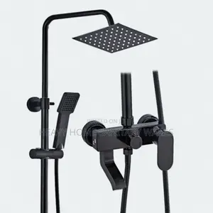 Black Standard Shower