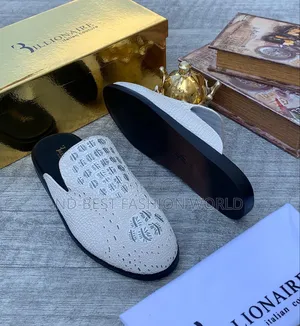 White Billionaire Half Shoe