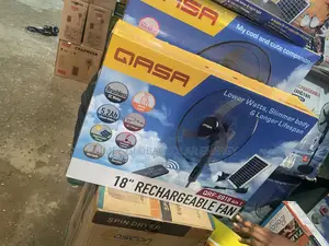 Solar Rechargeable Fan (4 In 1)