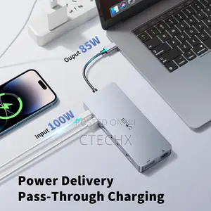 14-in-1 Usb C Hub Docking Station Dual Monitor With 3 Displays