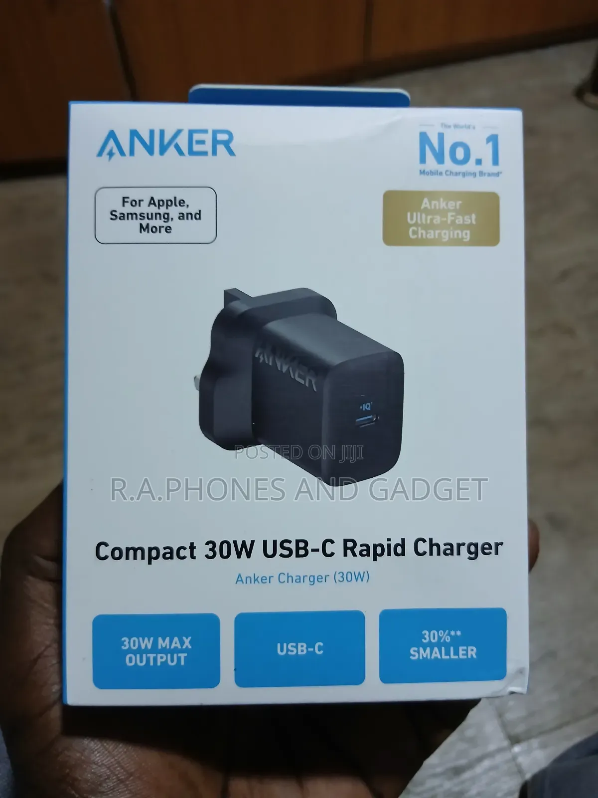 Compact 30w Usb -C Rapid Charger