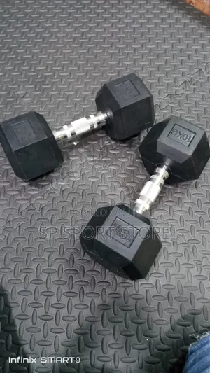 10kg Hexagon Dumbbell