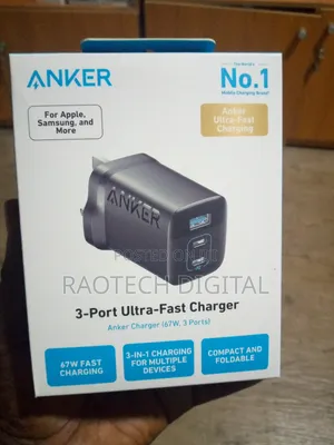 Anker Charger 67w, 3 Port