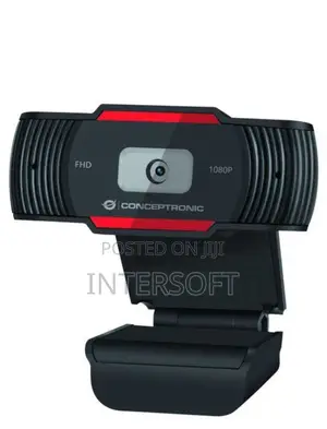 Conceptronic Amdis 1080p Full Hd Webcam With Microphone