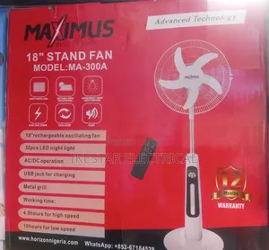 Rechargable Standing Fan