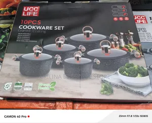 Ucc Life 10pcs Granite Coating Cookware Set