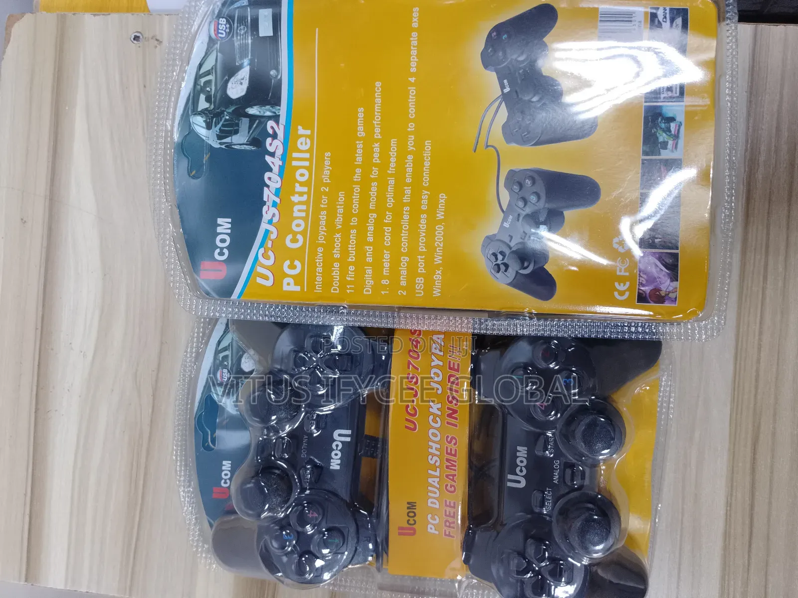 Double Ucom Wired Game Pad