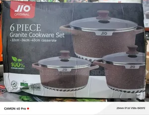Jio 6pcs Granite Coating Kitchen Cookware