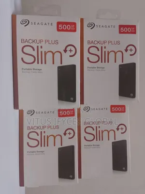 Seagate Portable Backup Plus Slim 500gb Hard Drive