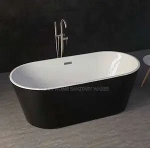 Black Acrylic Bathtub
