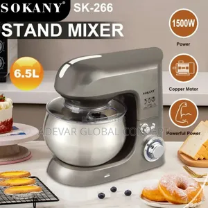 Sokany 6.5l Cake Stand Mixer - 1500 Watts