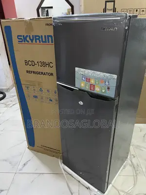 Skyrun 138l Double Door Refrigerator – Powerful Cooling, Low Noise