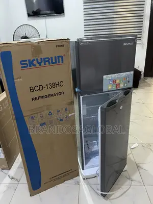 Skyrun Double Door Refrigerator 138l – Fast Cooling With Warranty