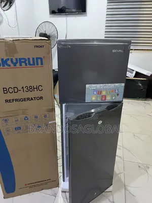 Skyrun Double Door Fridge 138l – Stylish Finish, Fast Freezing