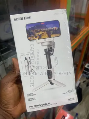 Green Loin Palermo Gimbal Stabilizer Tripod Selfie Stick Ai Censor