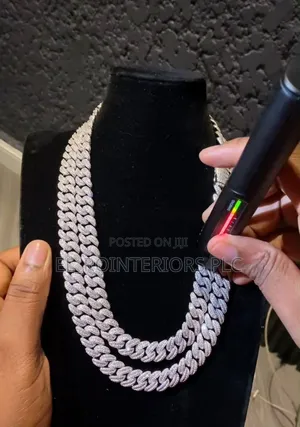 Moissanite Diamond Cuban Neck Chain