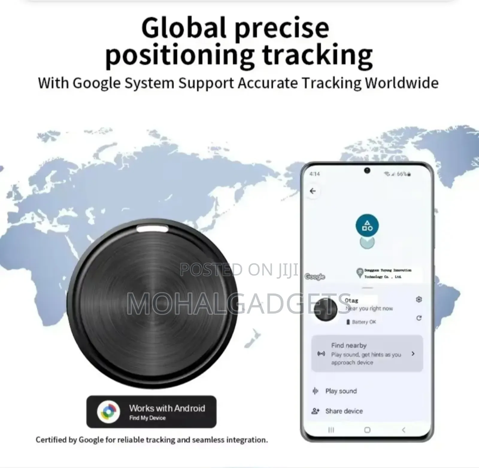 Google Certified Global GPS Tracker