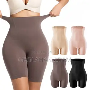 High Waist Seamless Body Shaper Briefs Tummy Control Panty Butt