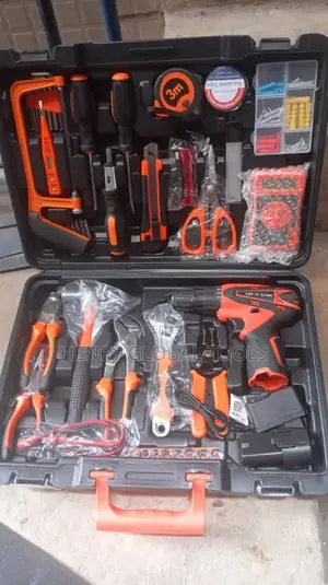 Tools Box With Cordless Drill