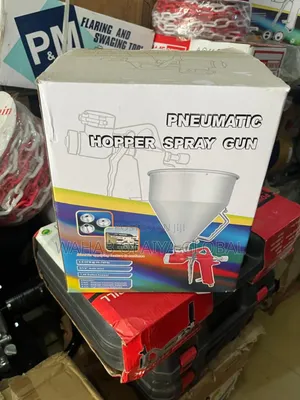 Pneumatic Hopper Spray Gun – High-Pressure Wall Ceiling Texture Tool