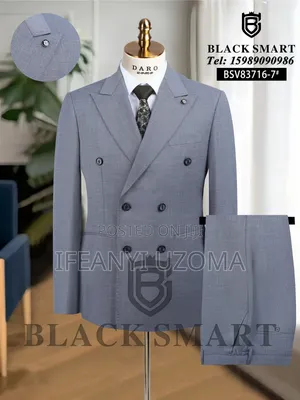 Nice Luxury Designer Double Breasted Men Suit