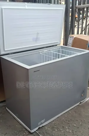 Brand New Hisense 250l Chest Freezer√External Compresor√Silver Colour√