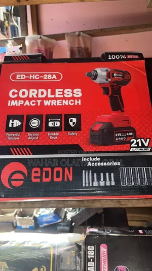 Edon Ed-Hc-28a Cordless Impact Wrench – 21v Powerful Tightening Tool
