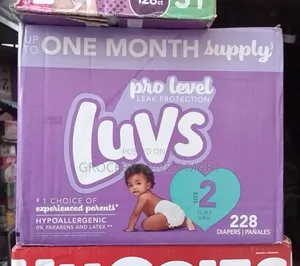 Luvs Pro Level Leak Protection Diapers Sizes 1 -6