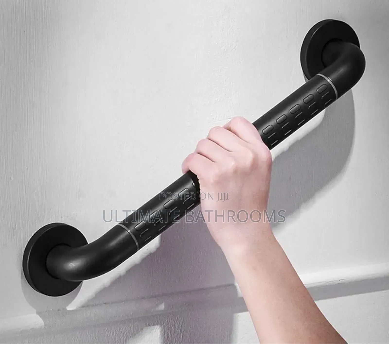 Black Bathroom Support Grab