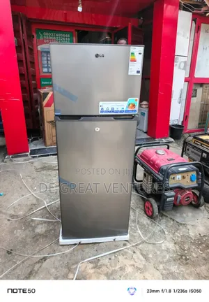 Brand New Lg 300l Double Door Refrigerator√External Compressor√Silver√