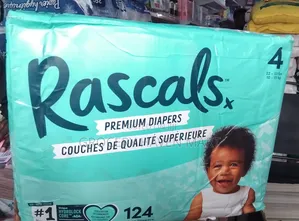 Rascals Premium Diapers Sizes 1 - 7