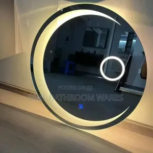 Round Led Mirrors With 3 Lights Color Options