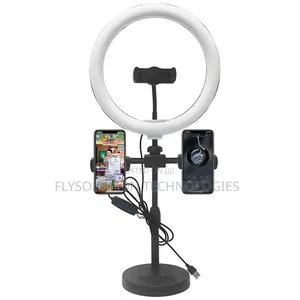 6-Inches Desktop Ringlight Mobile Phone Tripod Stand Live Videos